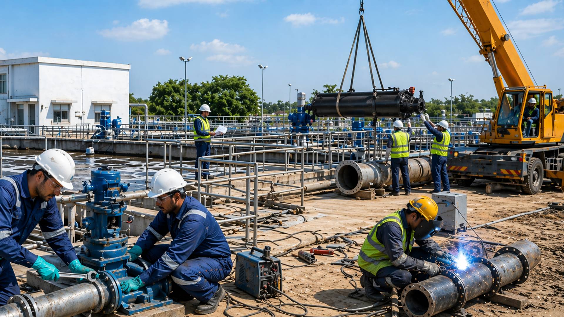 STP plant erection services Bangalore
