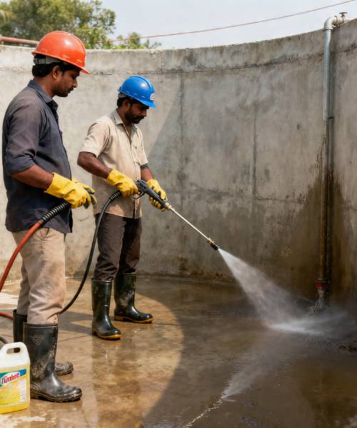 Commercial tank cleaning services Bangalore